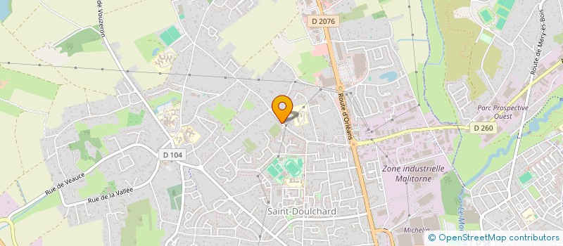 localisation de l'entreprise MONSIEUR GERMAIN REIGNOUX  SAINT-DOULCHARD