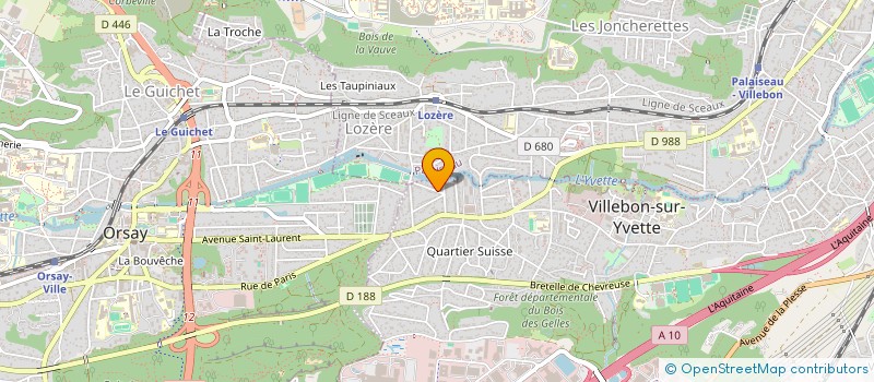 localisation de l'entreprise MONSIEUR GERMAIN RULLIER à VILLEBON-SUR-YVETTE