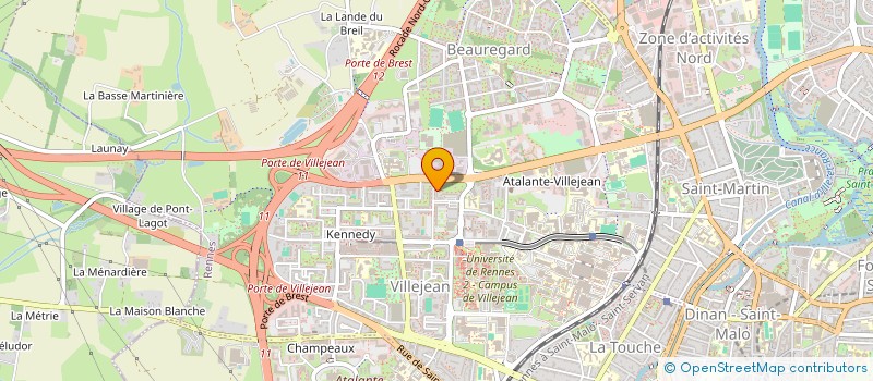 localisation de l'entreprise MONSIEUR GERMAIN RUSQUET  RENNES