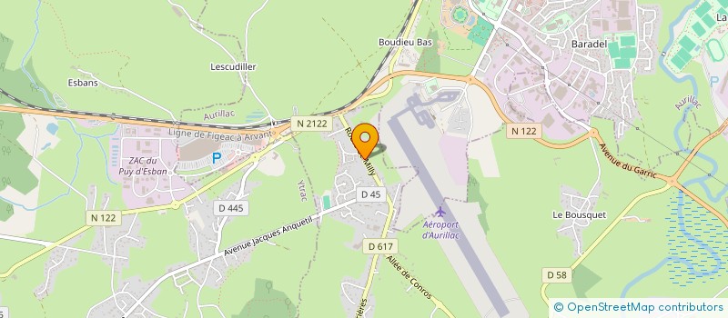 localisation de l'entreprise MONSIEUR GERMAIN SALAVERT à ARPAJON-SUR-CERE