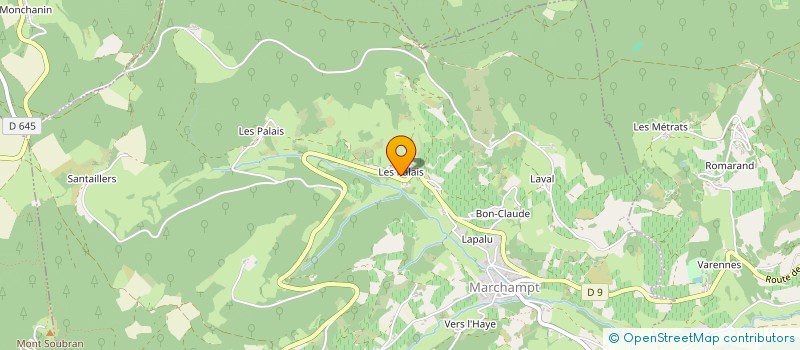 localisation de l'entreprise MONSIEUR GERMAIN SANTAILLER  MARCHAMPT