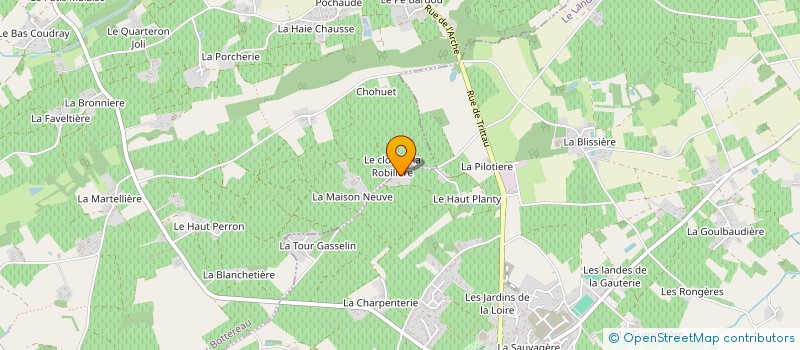 localisation de l'entreprise MONSIEUR GERMAIN SAUVETRE à LE LANDREAU