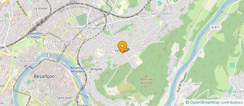 localisation de l'entreprise MONSIEUR GERMAIN SEJOURNANT  BESANCON