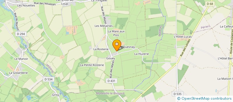 localisation de l'entreprise MONSIEUR GERMAIN SIMON  MILLIERES