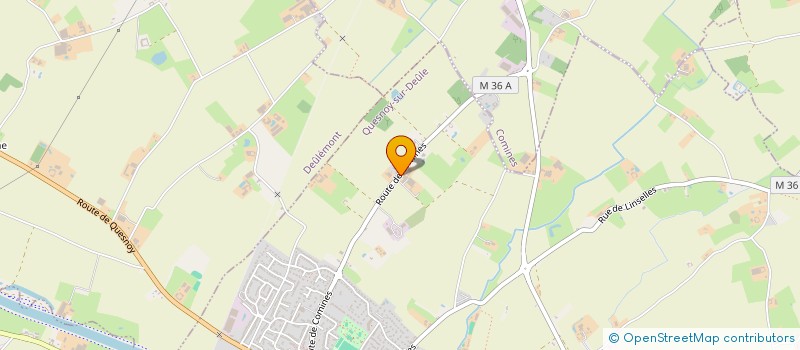 localisation de l'entreprise MONSIEUR GERMAIN TAILLIAR  DEULEMONT