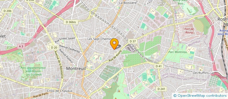 localisation de l'entreprise MONSIEUR GERMAIN THIERY à MONTREUIL
