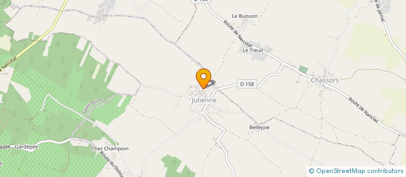 localisation de l'entreprise MONSIEUR GERMAIN THOMAS à JULIENNE