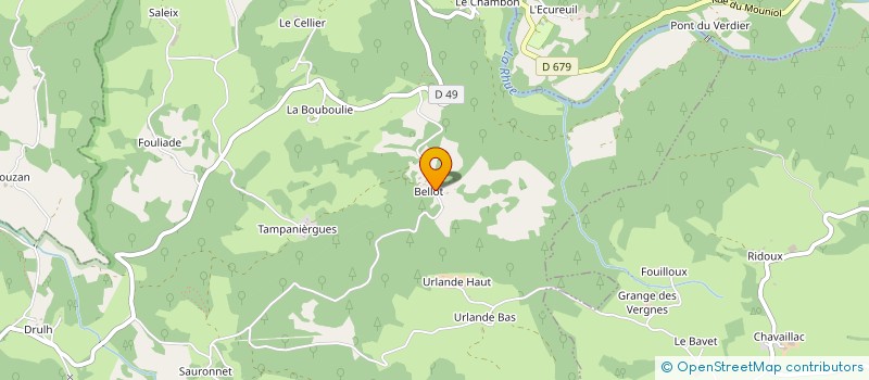 localisation de l'entreprise MONSIEUR GERMAIN TRAPENARD à ANTIGNAC