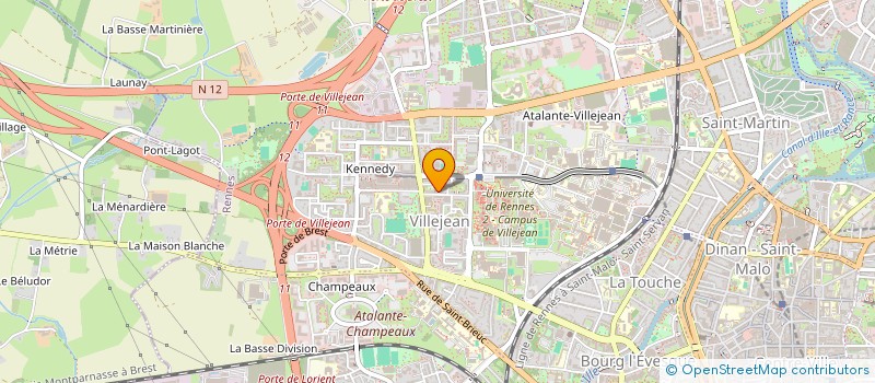 localisation de l'entreprise MONSIEUR GERMAIN TRONEL  RENNES