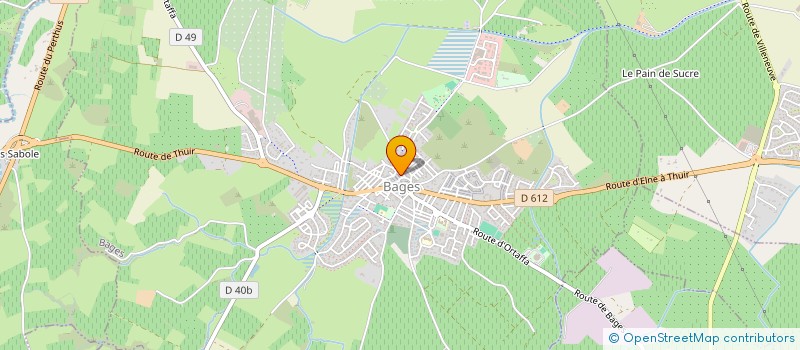 localisation de l'entreprise MONSIEUR GERMAIN TRONI  BAGES