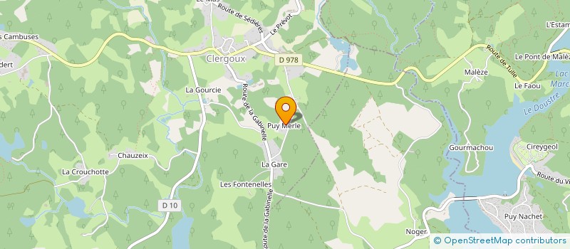 localisation de l'entreprise MONSIEUR GERMAIN VAL à CHAMPAGNAC-LA-NOAILLE