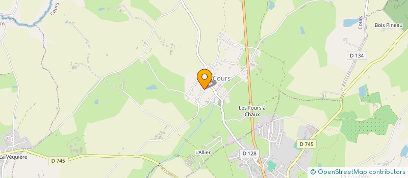 localisation de l'entreprise MONSIEUR GERMAIN VIGNAUD  COURS