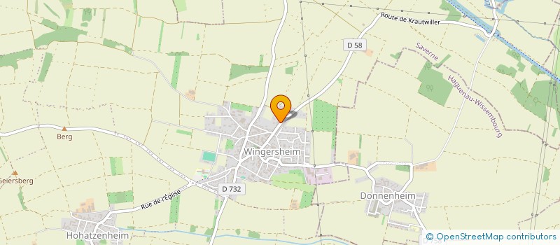 localisation de l'entreprise MONSIEUR GERMAIN WEISS à WINGERSHEIM LES QUATRE BANS