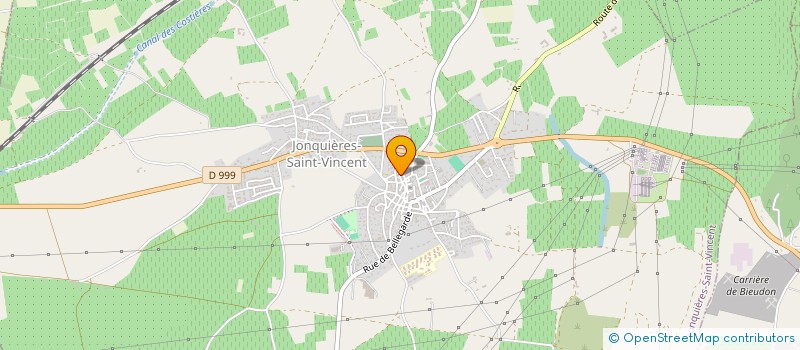 localisation de l'entreprise MONSIEUR GERMAINE GARCIN  JONQUIERES-SAINT-VINCENT