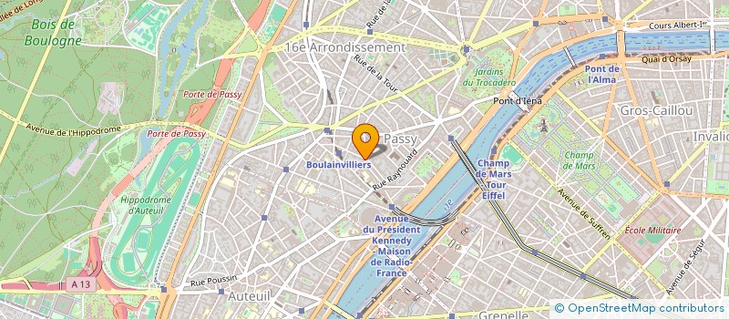 localisation de l'entreprise MONSIEUR GERMAINE MAGNE à PARIS