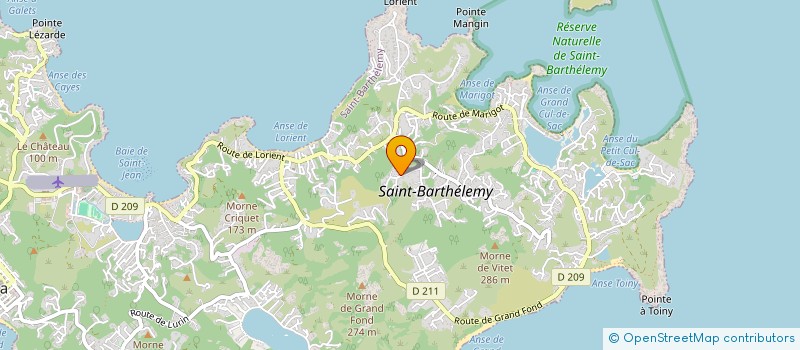 localisation de l'entreprise MONSIEUR GERMAN MICHEL à SAINT BARTHELEMY