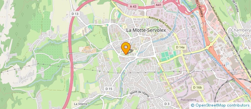 localisation de l'entreprise MONSIEUR GERMAN OSCAR  LA MOTTE-SERVOLEX