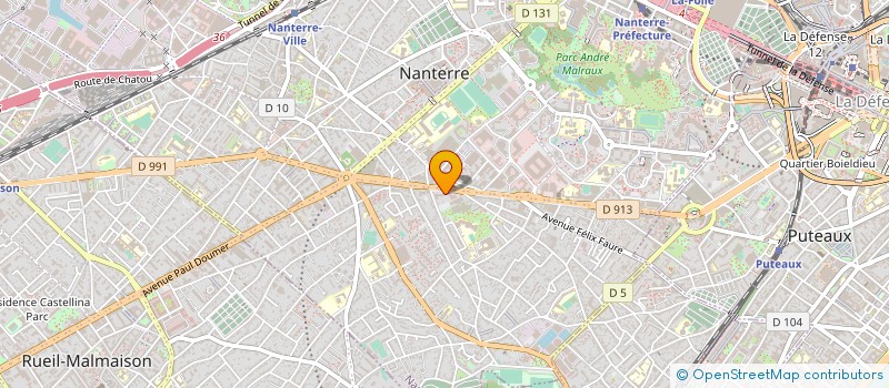 localisation de l'entreprise MONSIEUR GERMANO FERNANDES  NANTERRE