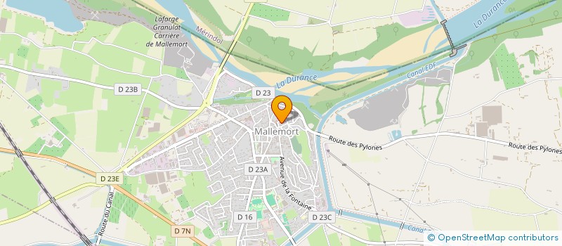 localisation de l'entreprise MONSIEUR GERMINAL SANCHEZ  MALLEMORT