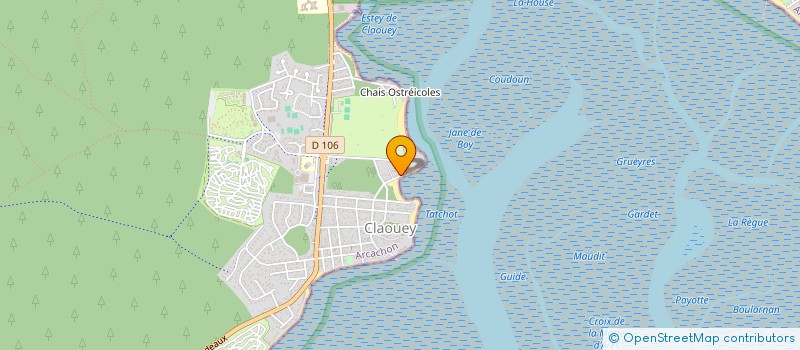 localisation de l'entreprise MONSIEUR GERNOT ROHR  LEGE-CAP-FERRET