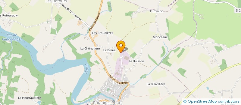 localisation de l'entreprise MONSIEUR GEROLD SLEEGERS à PUTANGES-LE-LAC