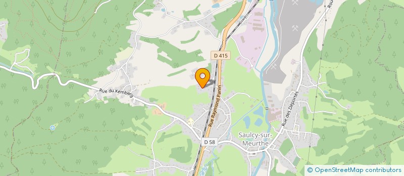localisation de l'entreprise MONSIEUR GEROME ANDRES  SAULCY-SUR-MEURTHE