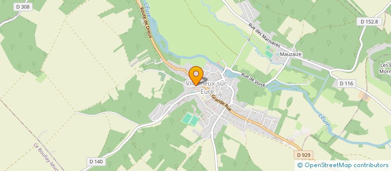 localisation de l'entreprise MONSIEUR GEROME BUISSON  VILLEMEUX-SUR-EURE