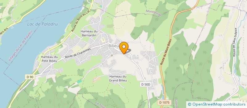 localisation de l'entreprise MONSIEUR GEROME GRENOT  BILIEU