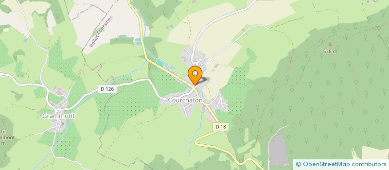 localisation de l'entreprise MONSIEUR GEROME HENRY  AUTREY-LES-CERRE