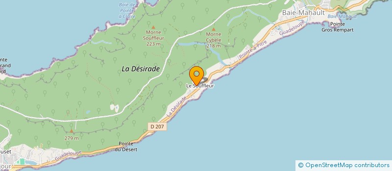 localisation de l'entreprise MONSIEUR GEROME SAINT-AURET à LA DESIRADE