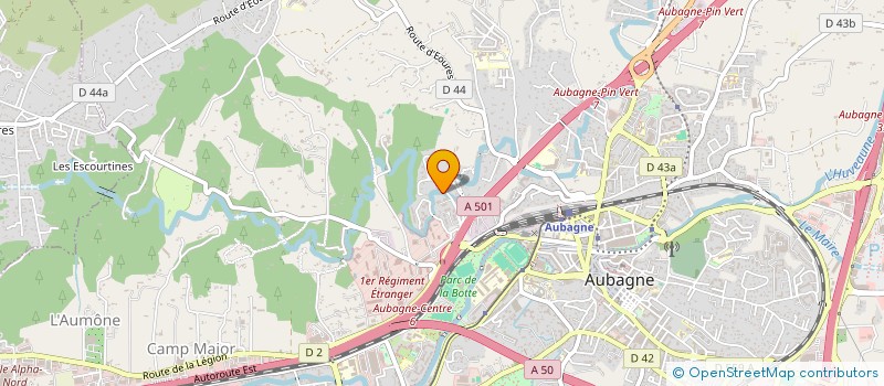 localisation de l'entreprise MONSIEUR GERONIMO RIBEIRO  AUBAGNE