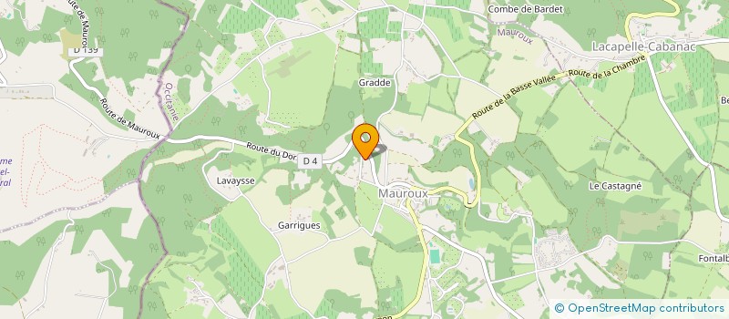 localisation de l'entreprise MONSIEUR GERRIT BRUNINK  MAUROUX