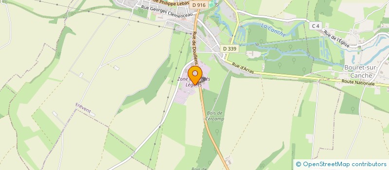 localisation de l'entreprise MONSIEUR GERRIT GERRIT HANNICART  FREVENT