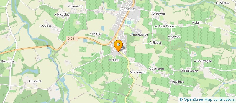 localisation de l'entreprise MONSIEUR GERRIT HULSHOF à COURRENSAN