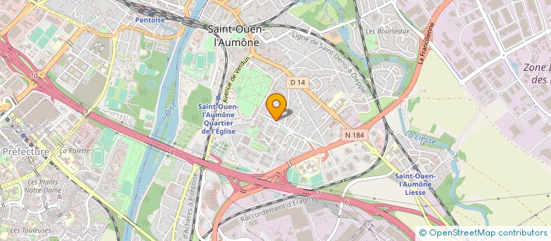 localisation de l'entreprise MONSIEUR GERSON CEZAR NETO à SAINT-OUEN-L'AUMONE