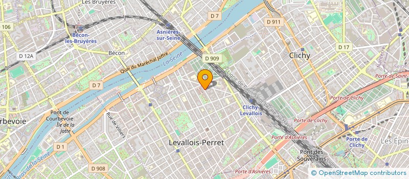 localisation de l'entreprise MONSIEUR GERSON DIAS RODRIGUES à LEVALLOIS PERRET