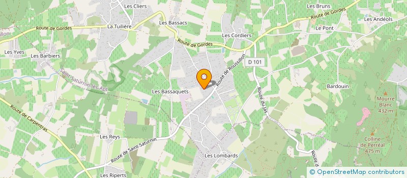 localisation de l'entreprise MONSIEUR GERT GEENARD  SAINT-SATURNIN-LES-APT