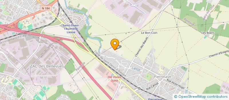 localisation de l'entreprise MONSIEUR GERVAIS BOGLIONI à PIERRELAYE