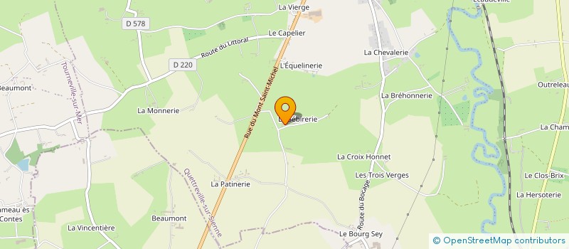 localisation de l'entreprise MONSIEUR GERVAIS CALIPEL à QUETTREVILLE-SUR-SIENNE