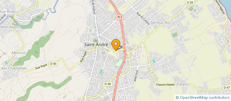 localisation de l'entreprise MONSIEUR GERVAIS COMTOIS  SAINT-ANDRE