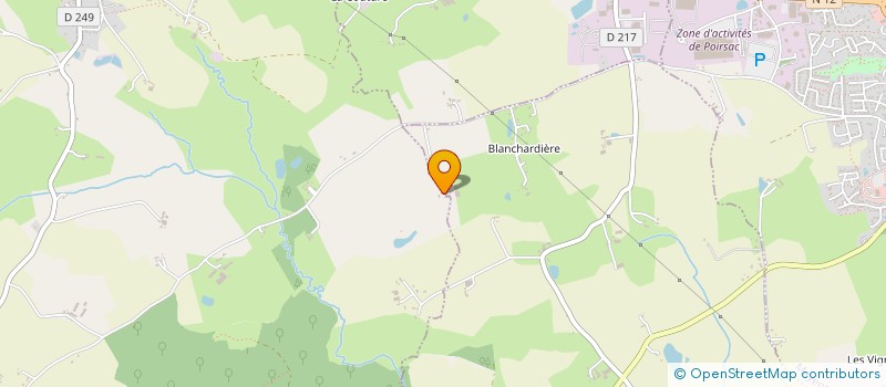 localisation de l'entreprise MONSIEUR GERVAIS CRETOIS  SAINT-BAUDELLE