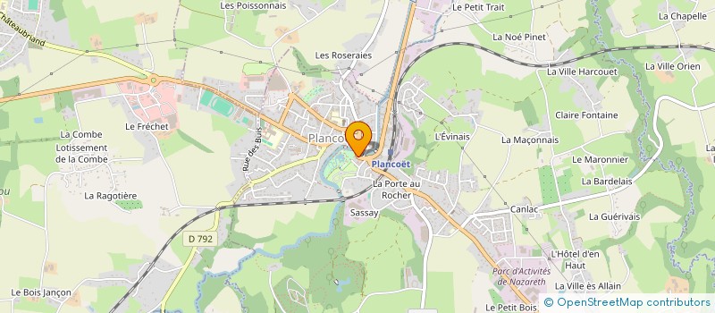 localisation de l'entreprise MONSIEUR GERVAIS DURAND à PLANCOET