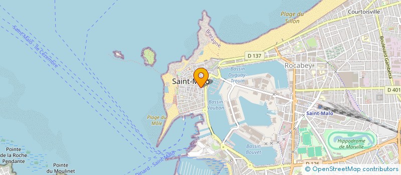 localisation de l'entreprise MONSIEUR GERVAIS DUVAL  SAINT-MALO
