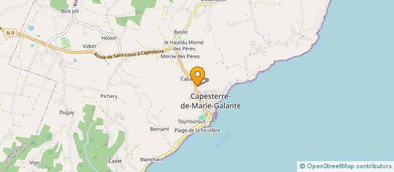 localisation de l'entreprise MONSIEUR GERVAIS FARGEAU à CAPESTERRE-DE-MARIE-GALANTE