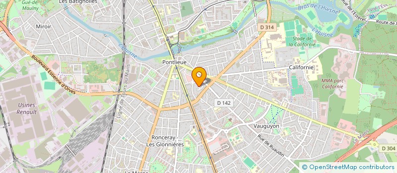 localisation de l'entreprise MONSIEUR GERVAIS FRETIGNE à LE MANS