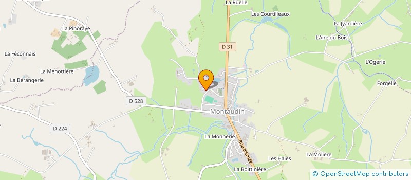 localisation de l'entreprise MONSIEUR GERVAIS GOUGEON à MONTAUDIN