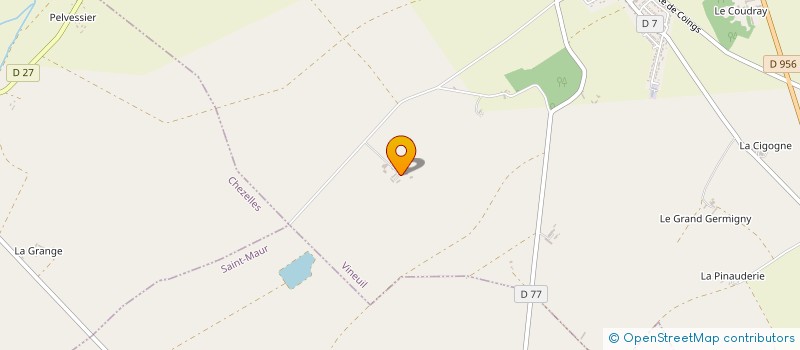 localisation de l'entreprise MONSIEUR GERVAIS GRENOUILLOUX  VINEUIL