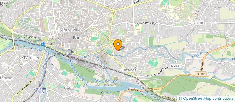 localisation de l'entreprise MONSIEUR GERVAIS HELVERT à PAU