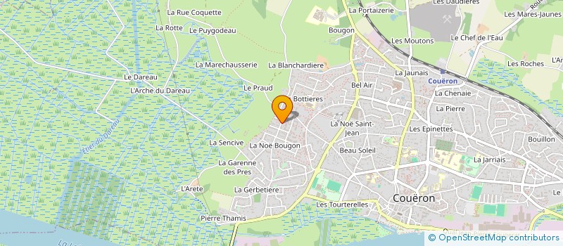 localisation de l'entreprise MONSIEUR GERVAIS KAMBA  PELLERIN (LE)