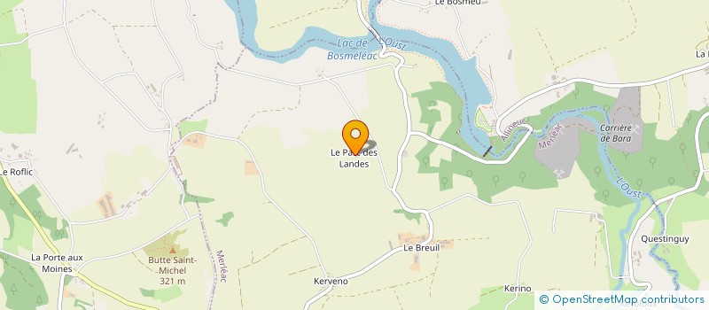 localisation de l'entreprise MONSIEUR GERVAIS LE CHANU à ALLINEUC